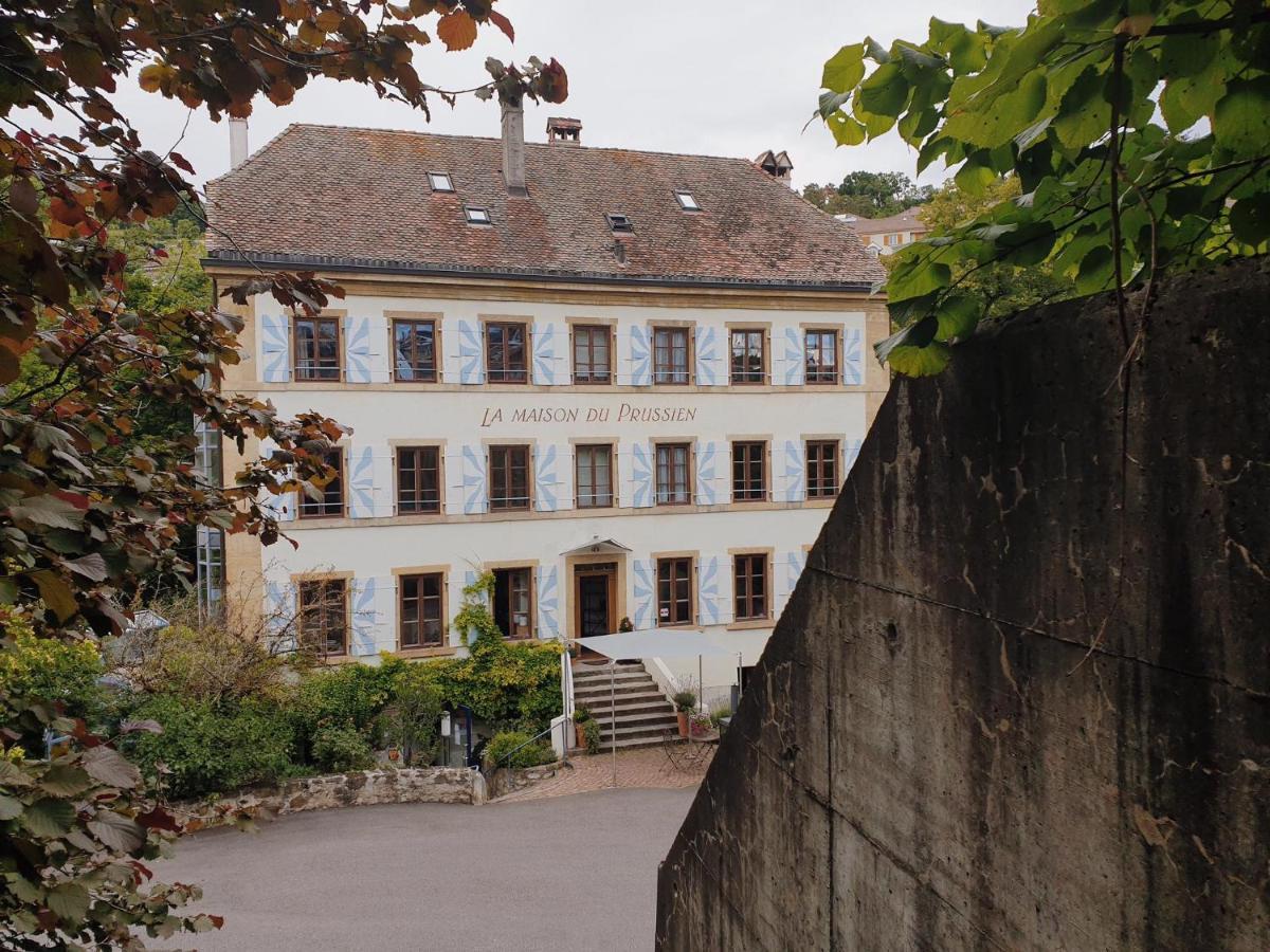 Hotel La Maison Du Prussien Neuchâtel Exterior foto